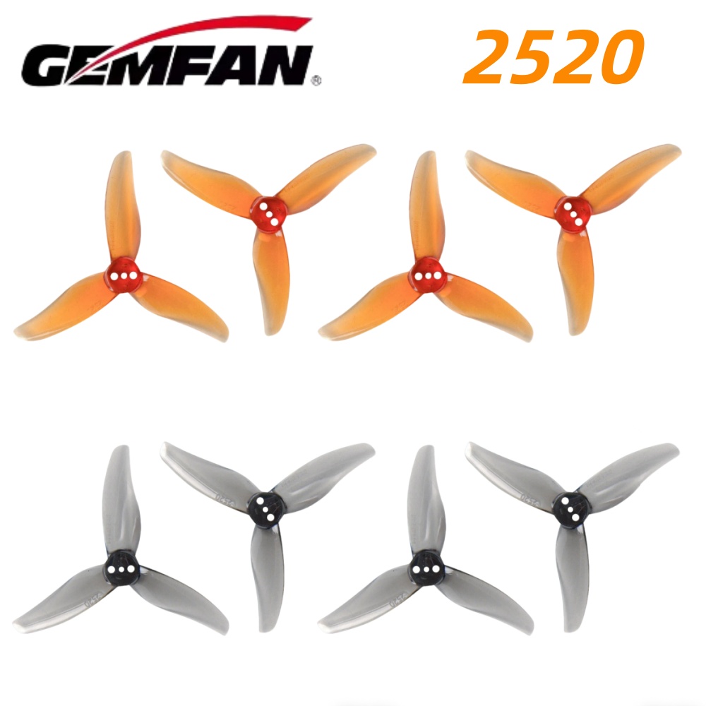 Fpv Drone Motor - 4 çift Gemfan Hurricane 2520 2.5X2X3