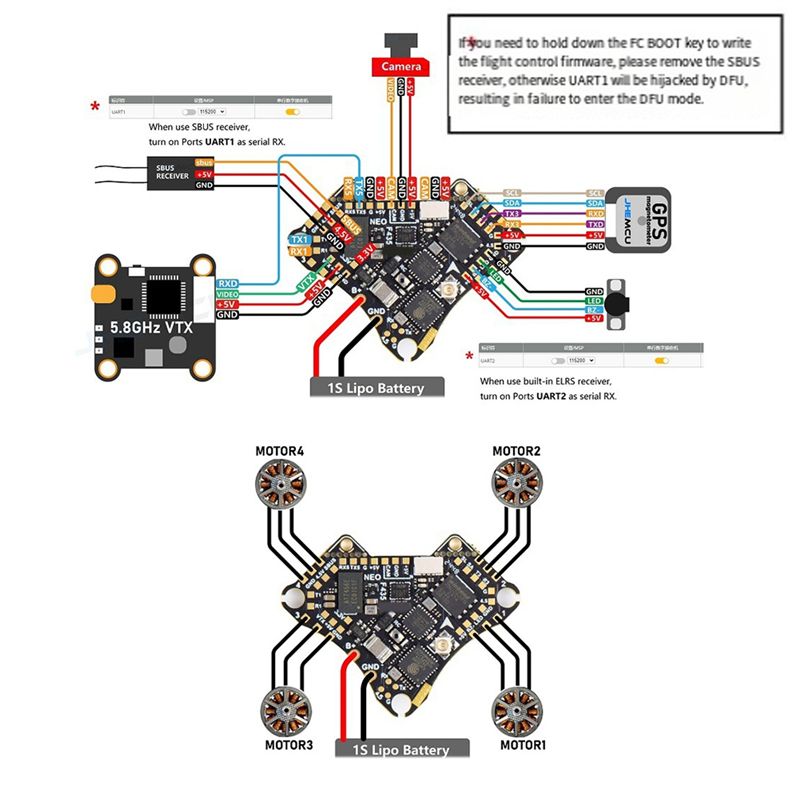 FBIL-F435 NEO 1S AIO Uçuş Kont - Fpv Drone Esc incelemesi ve fiyatı